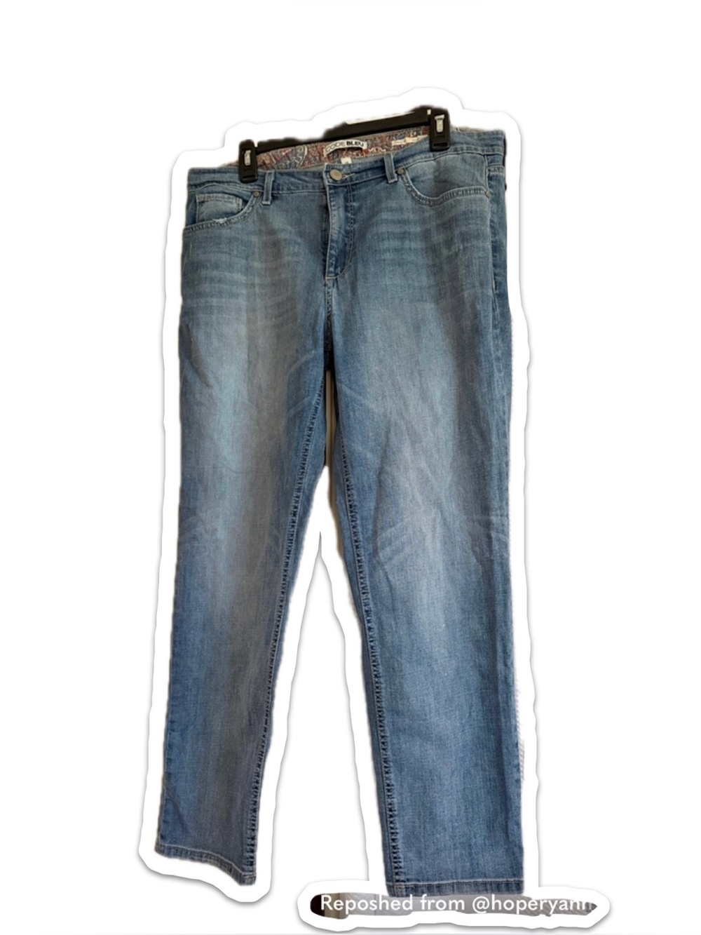 Code Bleu Light Blue Boyfriend Jeans